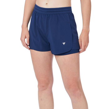 Short Tecnifibre Team Stretch Bleu Marine Femme - Esprit Padel Shop