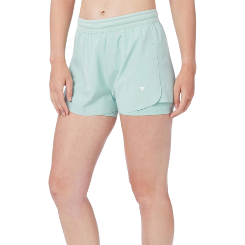 Short Tecnifibre Team Stretch Vert Femme - Esprit Padel Shop
