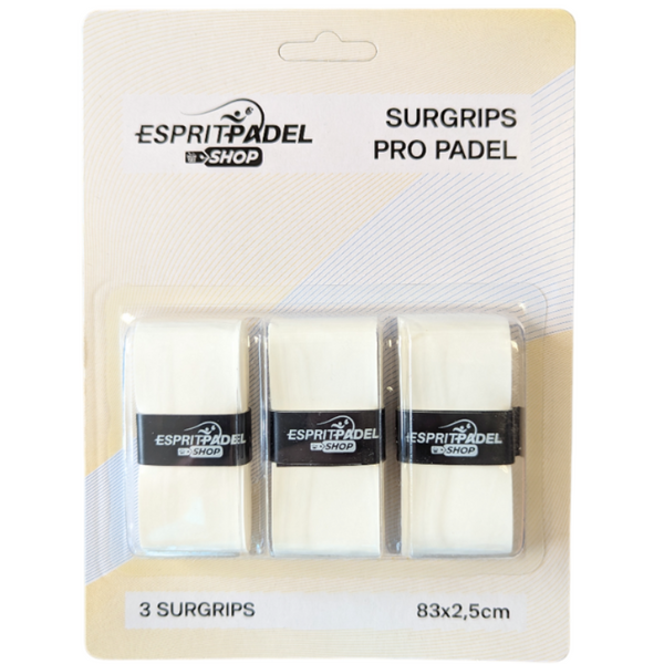 Surgrips Esprit Padel Shop Pro Padel Blanc x3 - Esprit Padel Shop