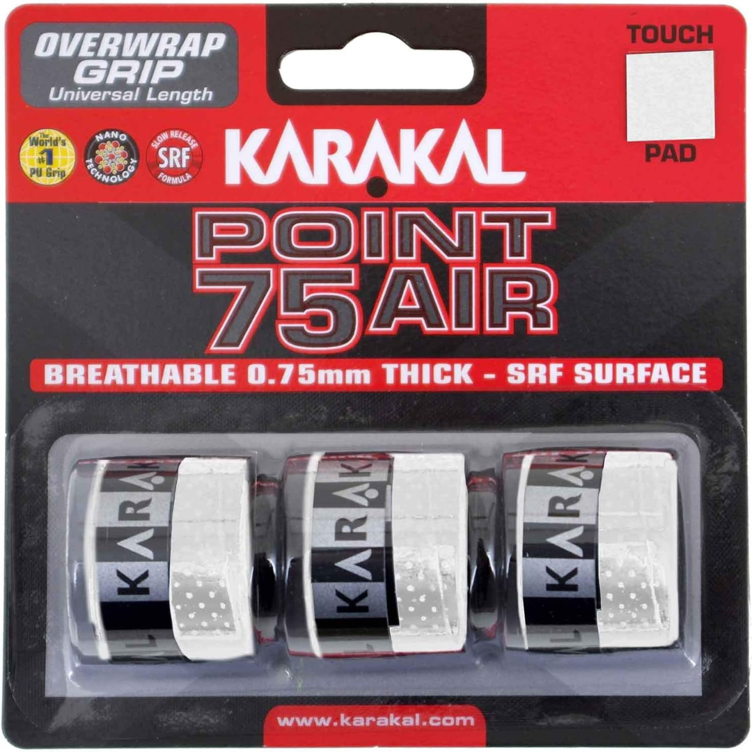 Overgrip Karakal Point 75 branco - Esprit Padel Shop