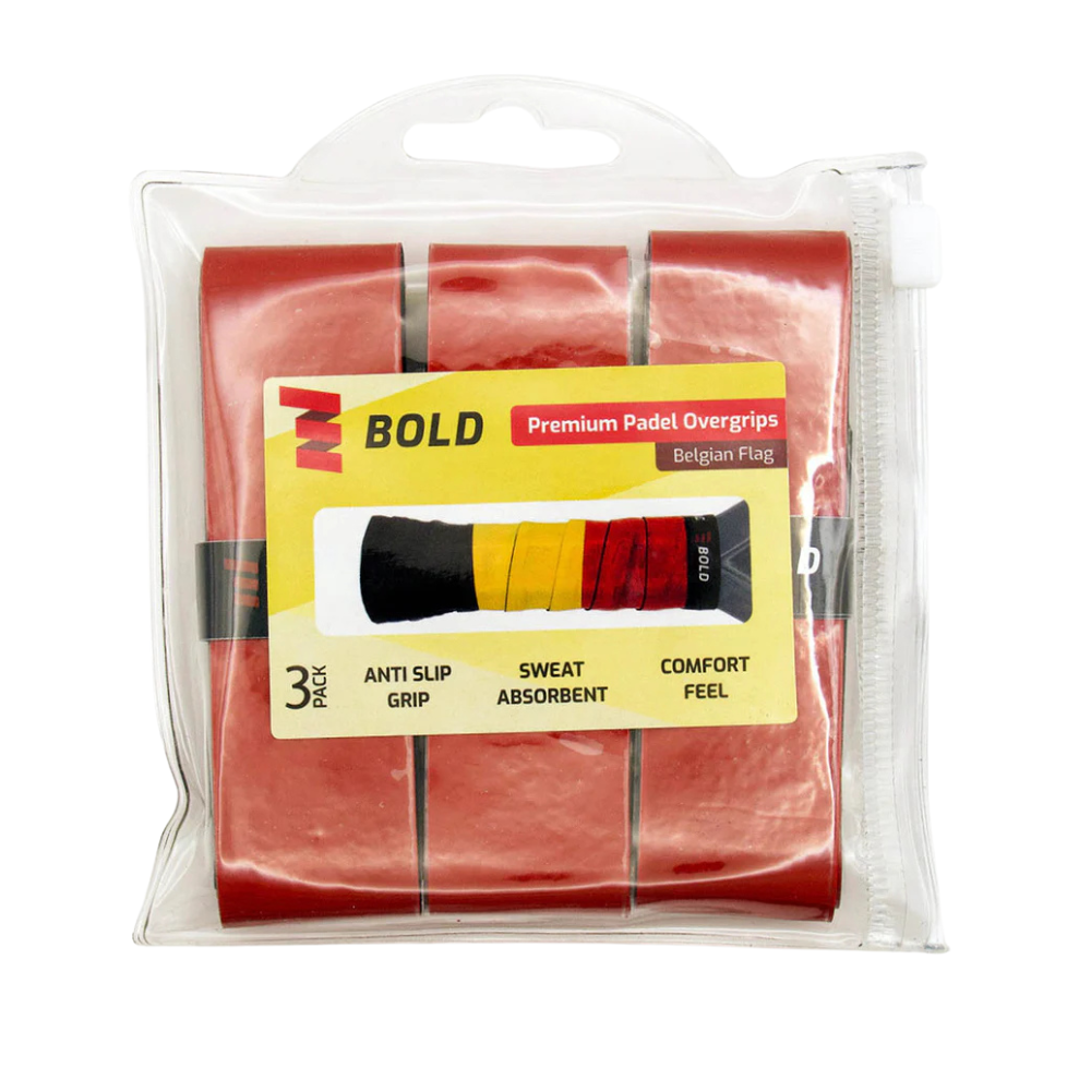 Overgrips Bold bandera belga x3 - Esprit Padel Shop