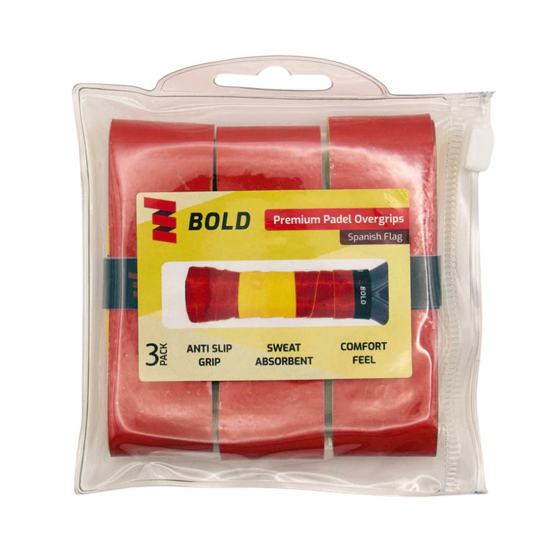 Surgrips Bold Drapeau Espagnol x3 - Esprit Padel Shop