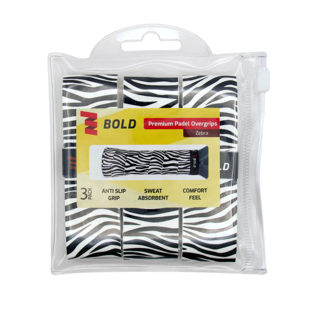 Overgrips Bold Zebra x3 - Esprit Padel Shop