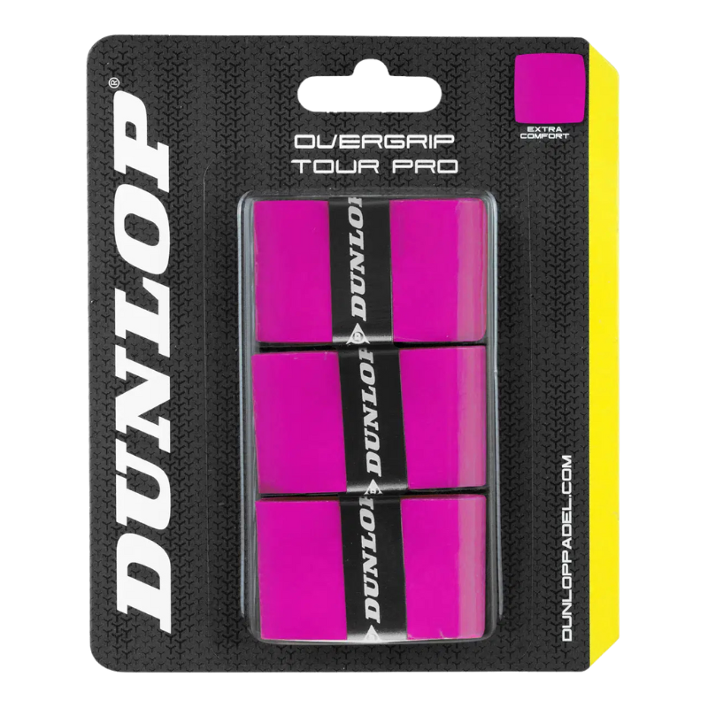 Surgrips Dunlop Tour Pro Rose x3  - Esprit Padel Shop