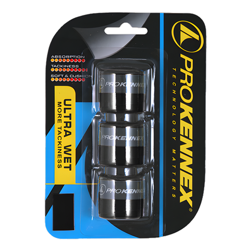 Surgrips Pro Kennex Ultra Wet Noir x3 - Esprit Padel Shop
