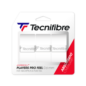 Surgrips Tecnifibre Players Pro Feel x3 Blanc - Esprit Padel Shop