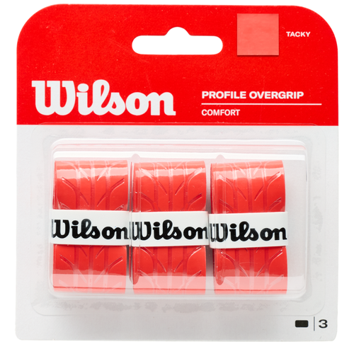 Surgrips Wilson Comfort Profile Rouge x3 - Esprit Padel Shop