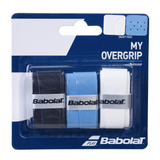 Surgrips Babolat My Overgrip x3 Noir/Bleu/Blanc - Esprit Padel Shop