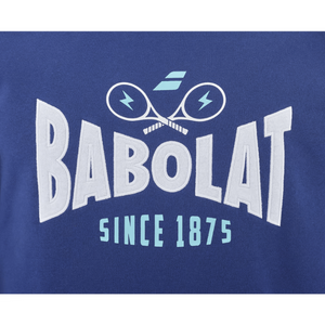 Sweat Babolat Exercice Hood Logo Bleu Logo - Esprit Padel Shop