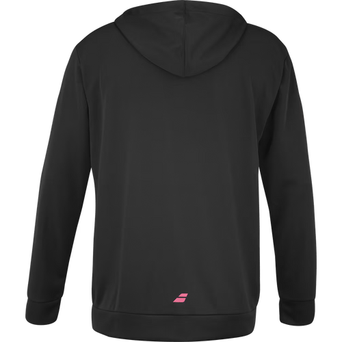 Sweat Babolat Padel Hood Noir 2024 Dos - Esprit Padel Shop