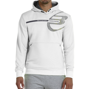 Sweat Bullpadel Baiona Blanc Face - Esprit Padel Shop