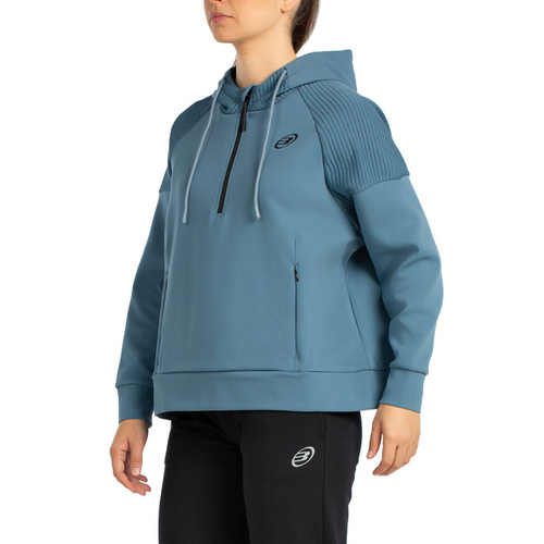 Sweat Bullpadel Bateo Bleu Femme - Esprit Padel Shop