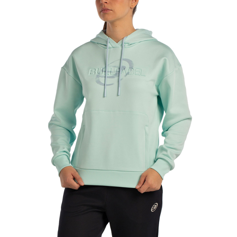 Sweat Bullpadel Befas Vert Femme - Esprit Padel Shop