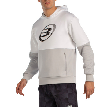 Sweat Bullpadel Boyal Blanc/Gris - Esprit Padel Shop
