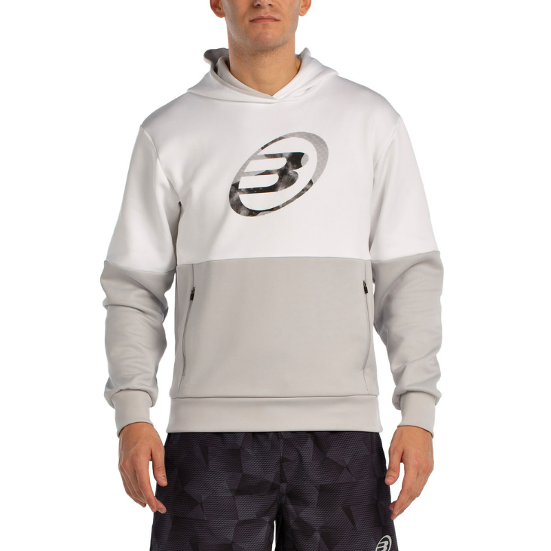 Sweat Bullpadel Boyal Blanc/Gris - Esprit Padel Shop