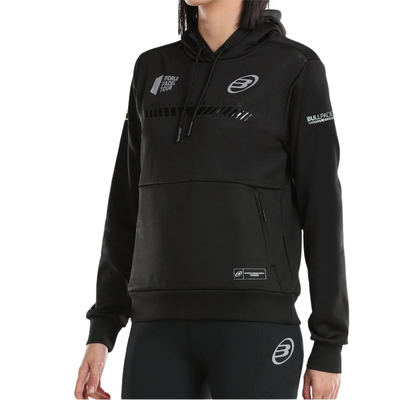 Sweat Bullpadel Leste Noir Femme - Esprit Padel Shop