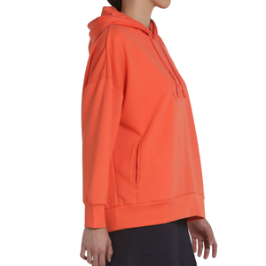 Sweat Bullpadel Naron Orange Femme Côté - Esprit Padel Shop