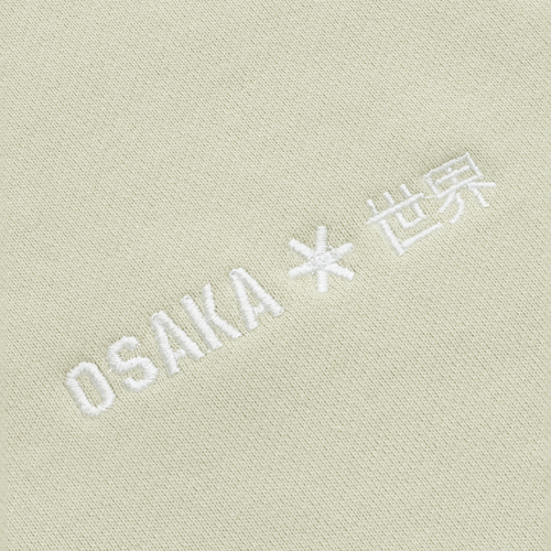 Sweat Osaka Cropped Half Zip Beige Femme - Esprit Padel Shop