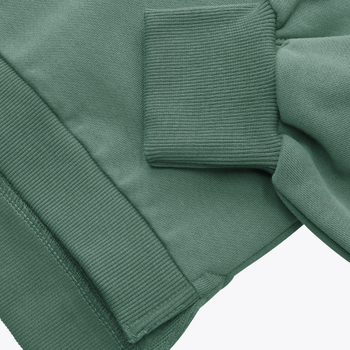 Sweat Osaka Cropped Half Zip Vert Femme - Esprit Padel Shop