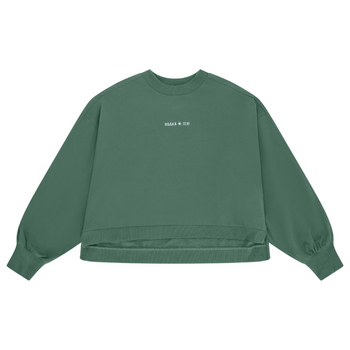Sweat Osaka Cropped Vert Femme - Esprit Padel Shop