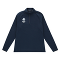 Pull Osaka Half Zip Bleu Marine Femme