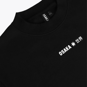 Sweat Osaka Signature Noir Col - Esprit Padel Shop