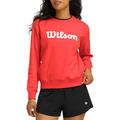 Maglione Wilson Team Crewneck Rosso Donna