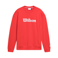 Sudadera Wilson Team Crewneck Script Roja