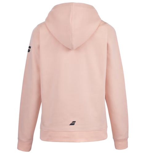 Sweat Babolat Exercice Hood Femme rose 2024 dos - Esprit Padel Shop