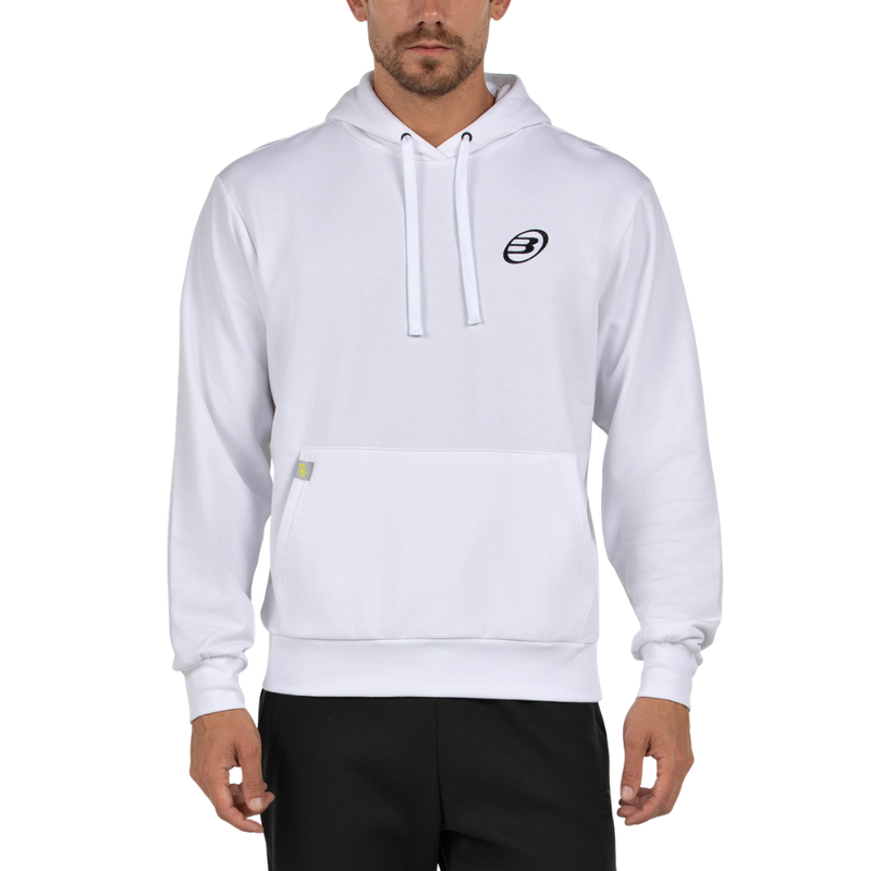 Sweat Bullpadel Boril Blanc Unisexe - Esprit Padel Shop