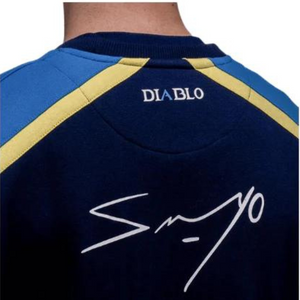 Sweat Siux Diablo Sanyo Bleu logo - Esprit Padel Shop