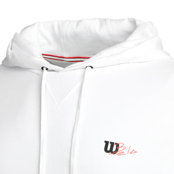 Sweat Wilson Triblend Hoodie Blanc Bela zoom - Esprit Padel Shop