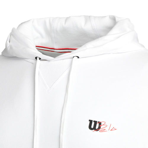 Sweat Wilson Triblend Hoodie Blanc Bela zoom - Esprit Padel Shop