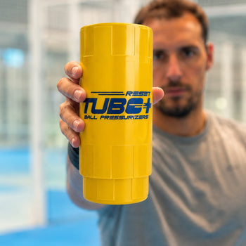 Sistema de pressurização de bolas TuboPlus x3 Gold - Esprit Padel Shop