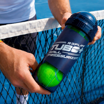Sistema de pressurização de bolas TuboPlus R3PLAY x3 (com bomba) - Esprit Padel Shop