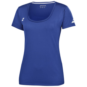 t-shirt Babolat Play sleeve Top girl bleu 3q - Esprit Padel Shop