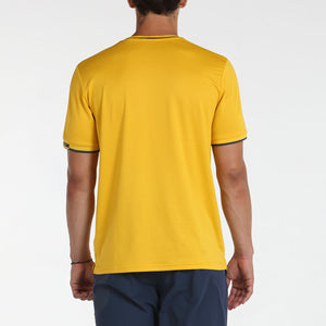 T-shirt Bullpadel Yuca 23I jaune Dos - Esprit Padel Shop