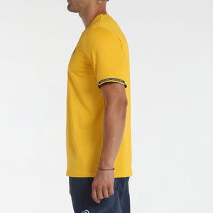 T-shirt Bullpadel Yuca 23I jaune cote - Esprit Padel Shop