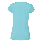 T-shirt Babolat Exercise Flag Woman Bleu Dos - Esprit Padel Shop