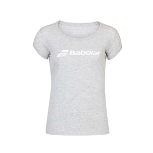 T-shirt Babolat Exercise Tee Gris Woman Face  - Esprit Padel Shop