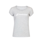 T-shirt Babolat Exercise Tee Gris Woman Face  - Esprit Padel Shop