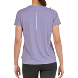 T-shirt Bullpadel Oimbra Violet Femme Dos - Esprit Padel Shop