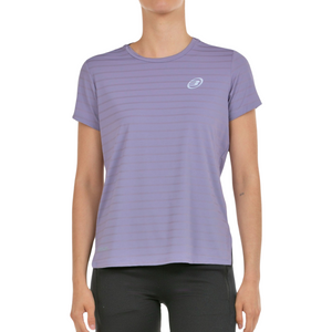 T-shirt Bullpadel Oimbra Violet Femme Face - Esprit Padel Shop