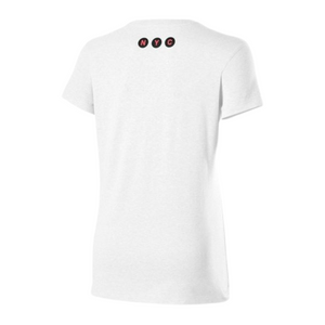 T-shirt Wilson Aerial Blanc Femme Arrière - Esprit Padel Shop