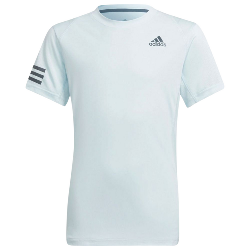 T-shirt Adidas 3 Strips Club Blanc Junior - Esprit Padel Shop