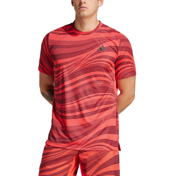 T-shirt Adidas Club Graphic Rouge - Esprit Padel Shop