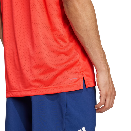 T-shirt Adidas Club Tee Rouge - Esprit Padel Shop