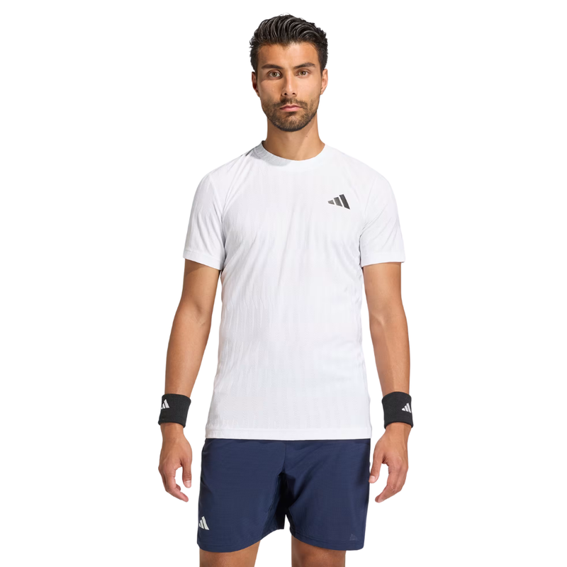 T-shirt Adidas Freelift Blanc - Esprit Padel Shop