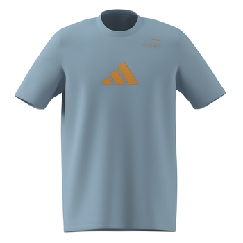 T-shirt Adidas Padel Cat Bleu/Orange - Esprit Padel Shop