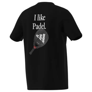 T-shirt Adidas Padel Cat Noir - Esprit Padel Shop